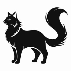 American Curl Black silhouette