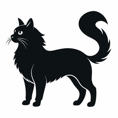 American Curl Black silhouette