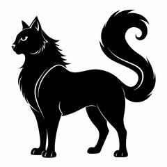 American Curl Black silhouette