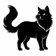 American Curl Black silhouette