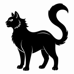 American Curl Black silhouette
