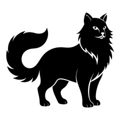 American Curl Black silhouette