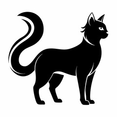 American Curl Black silhouette