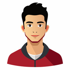 Boy character  Silhouette Vector Illustration