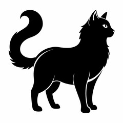 American Curl Black silhouette