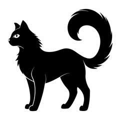 American Curl Black silhouette