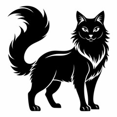 American Curl Black silhouette