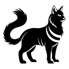 American Curl Black silhouette