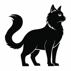 American Curl Black silhouette