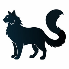 American Curl Black silhouette