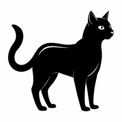 Burmilla Black silhouette