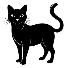 Burmilla Black silhouette