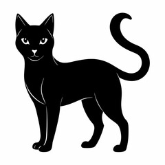 Burmilla Black silhouette