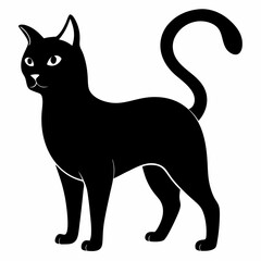 Burmilla Black silhouette