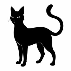 Burmilla Black silhouette