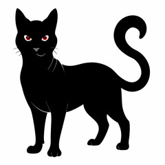 Burmilla Black silhouette