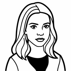 Mean girls character  Silhouette Vector Illustration