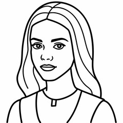 Mean girls character  Silhouette Vector Illustration