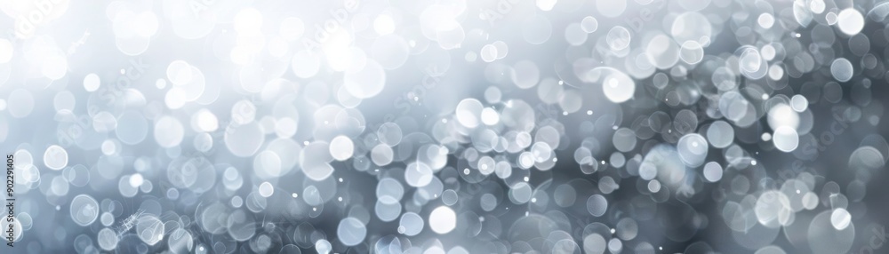 Poster a stunning display of shimmering bokeh lights against a soft, blurred background, creating a dreamli
