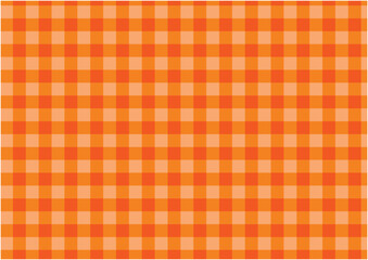 秋とハロウィンをイメージしたチェック柄の背景