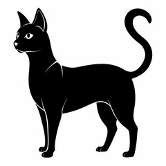 Japanese Bobtail Black silhouette