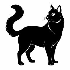 Japanese Bobtail Black silhouette