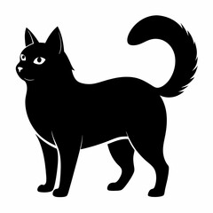 Japanese Bobtail Black silhouette