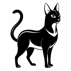 Japanese Bobtail Black silhouette