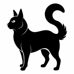 Japanese Bobtail Black silhouette