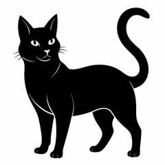 Korean Bobtail Black silhouette