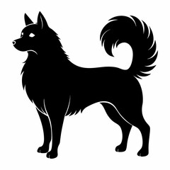 Korean Bobtail Black silhouette