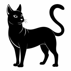 Korean Bobtail Black silhouette