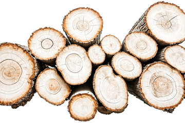 Stack of Wood Logs