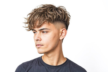 Young Man With Short, Messy Hairstyle