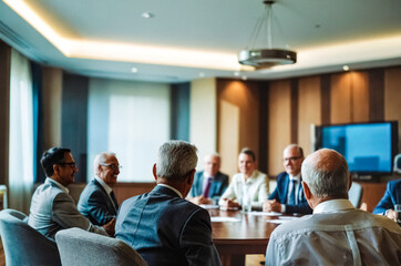 Fototapeta premium Business Meeting In Modern Office