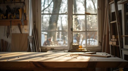 Obraz premium Sunlight In Workshop