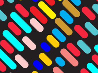 Retro abstract background vector, vintage geometric lines design, simple colorful lines classic grunge wallpaper.