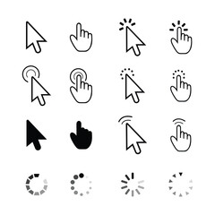 mouse cursor set design
