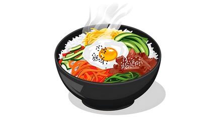 Delicious Korean Bibimbap