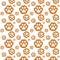 Paw Seamless Pattern