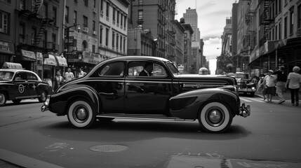 Vintage Street Scenes of New York City