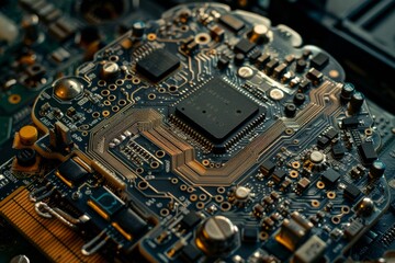 Advanced Digital Brain Model with Neural Circuitry