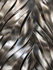 Metal Spoons Close Up