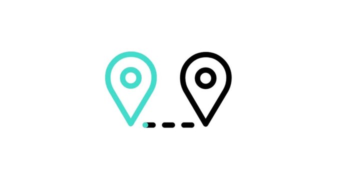 map pointer with icon