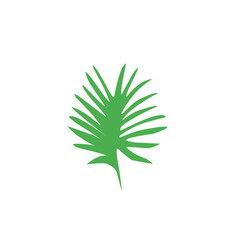 green leaf vector icon