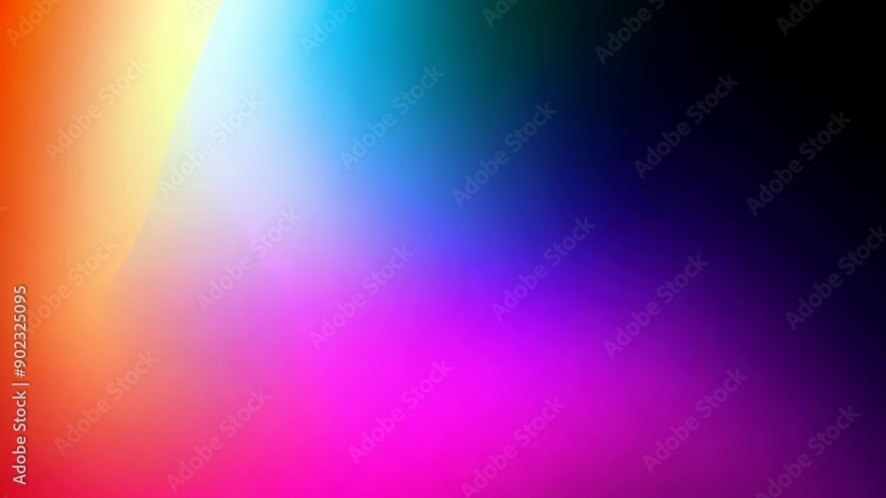 Aufkleber vibrant colorful waves flowing through a mysterious space at twilight. generative ai