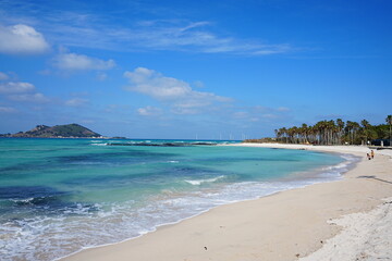 fine coast line and sand beach
