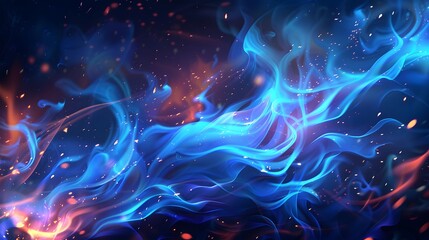 blue flame