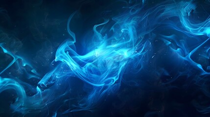 Fototapeta premium blue flame