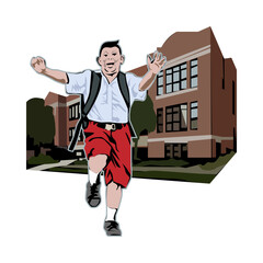 Student illustration template